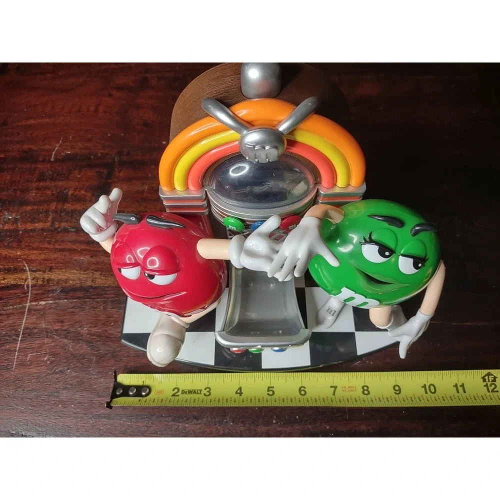 Vintage MM M&M Rock and Roll Jukebox Candy Dispenser Collectible Candy Display